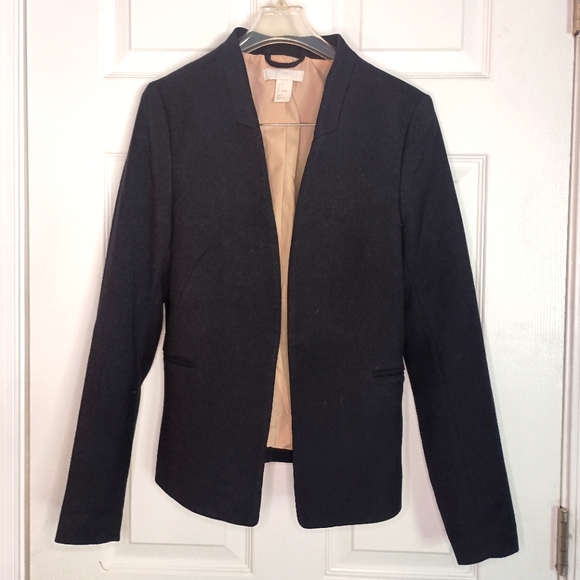 H&M blazer. Navy. Size 4. - Picture 1 of 2